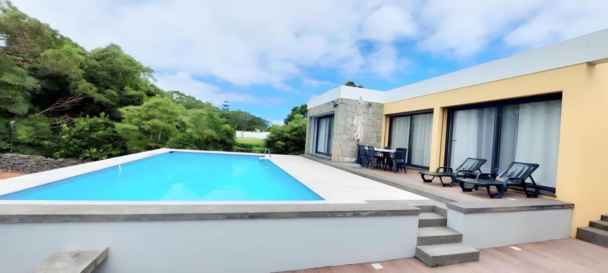 Casa Azul Terceira Island Azores Fonte do Bustardo Eksteriør billede